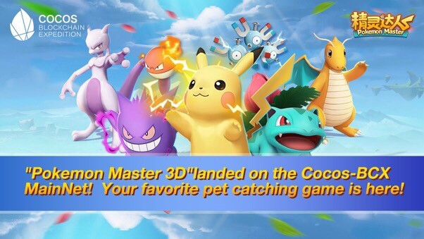 Pokemon Master 3D, Cocos-BCX MainNet Ağında! En Çok Sevilen Gözde Yakalama Oyunu Burada..