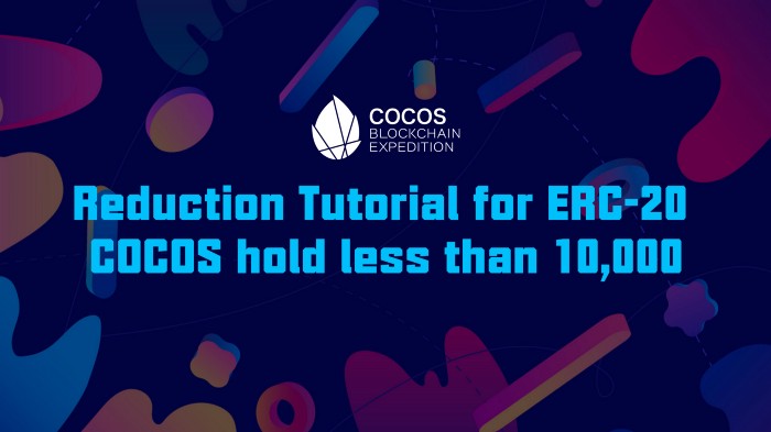 ERC-20 COCOS İçin Azaltma Eğitimi