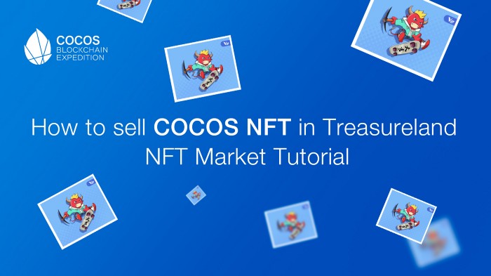 Treasureland NFT Market Tutorial’da Cocos NFT Satarken Ne Yapılmalı?
