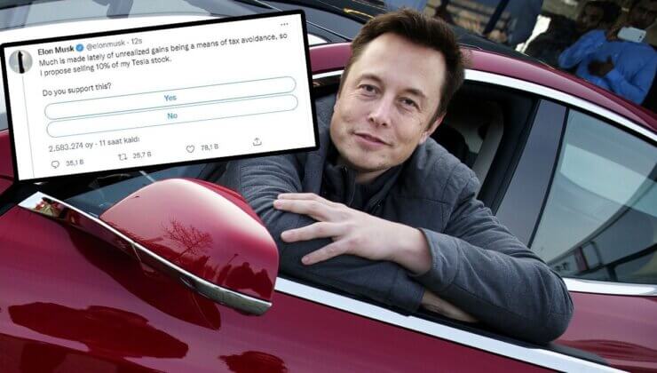 Elon Musk, 25 Milyar Dolarlık Tesla Hissesinin Satışı İçin Anket Açtı