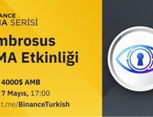 Binance TR Ambrosus AMA Etkinliği – AMB x Binance Turkish AMA